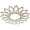 Ekena Millwork Daisy Wood Fretwork Pierced Ceiling Medallion, Hickory, 28"OD x 9 3/4"ID x 3/8"T CMWP28X28X0375DAHI - alternate 2